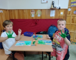 Zajęcia plastyczne w październiku